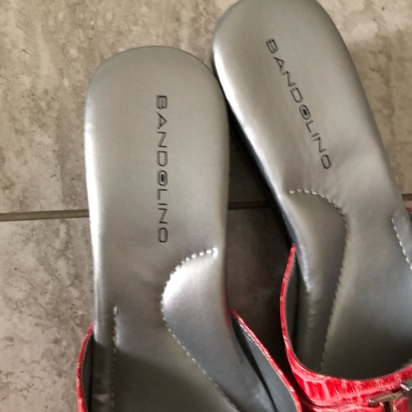 Bandolino wedge sandals size 7 - Picture 3 of 3